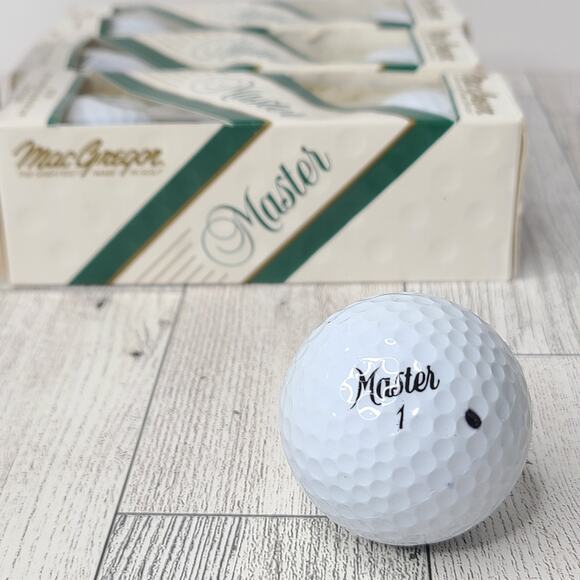 MacGregor Master Golf Balls 418 Icosahexahedron Design 4-3 Packs - Picture 5 of 6